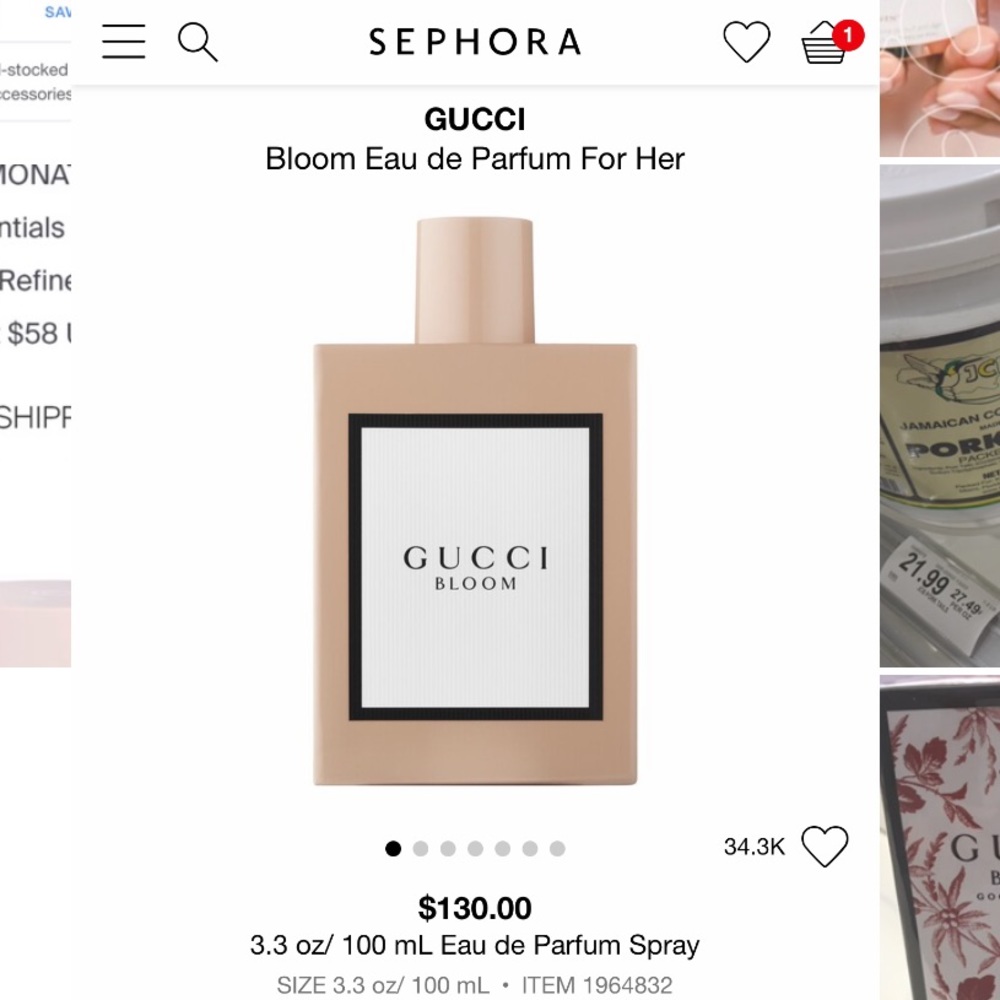 Gucci Bloom 3.3 oz Brand new. Still in wrapper.